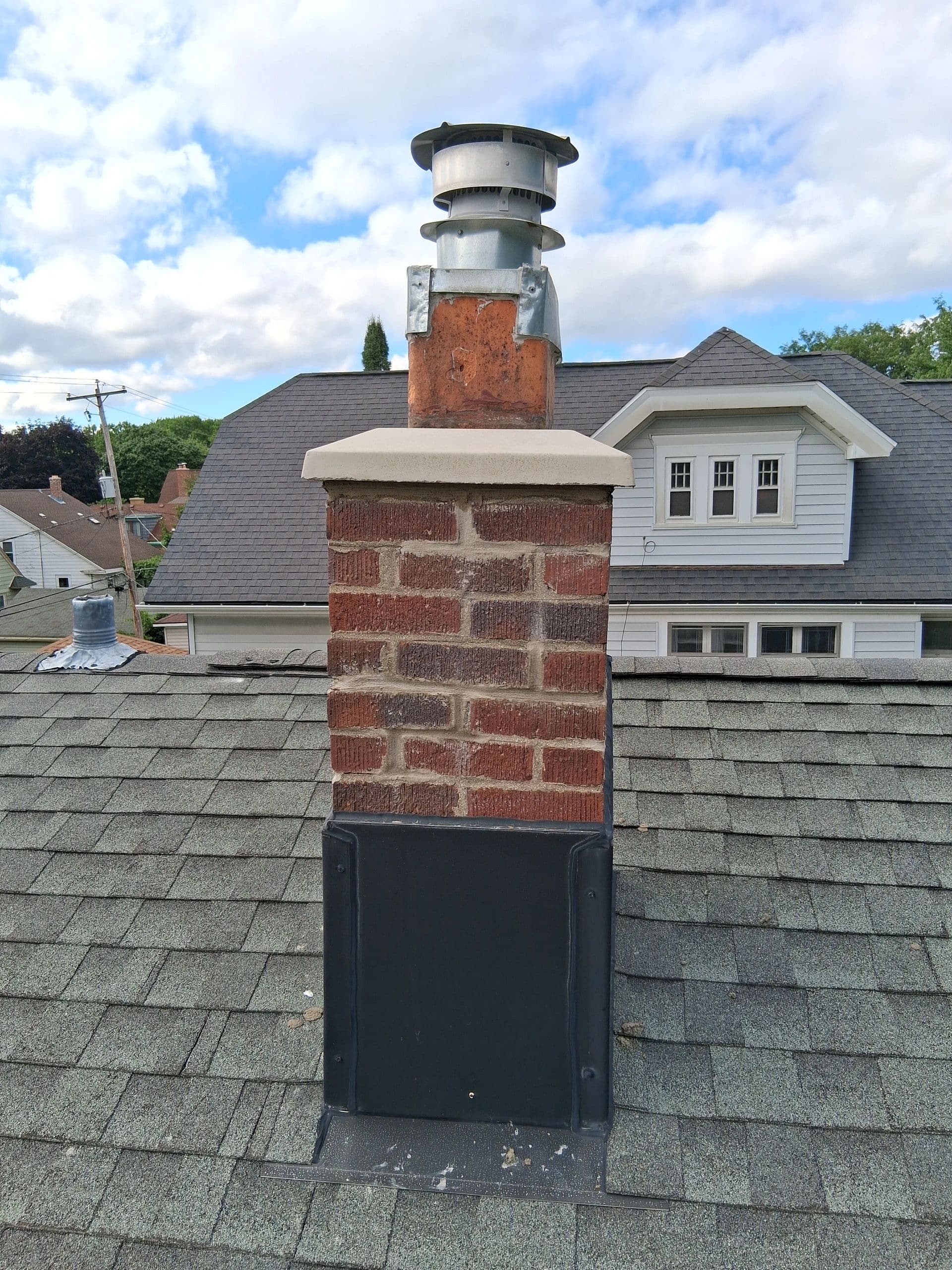 Before leak repair near valley transition in Milwaukee